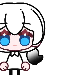 Hair Pigtail >> C 2 Gradient